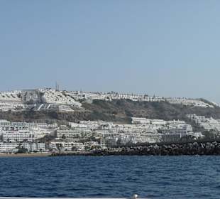 Ansicht vom Meer aus