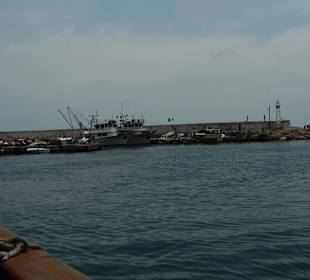 Blick vom Schiff auf Antalya