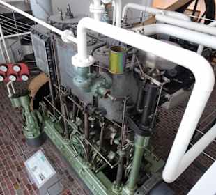 Dampfmaschine im Museum