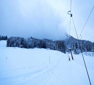 Tellerlift an der Mittelstation - ideal für Kids
