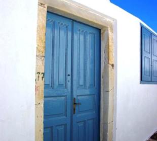 Santorin selbst im Bild Landschaft, Stadt