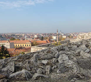 Blick von der Burg zu Minarett.