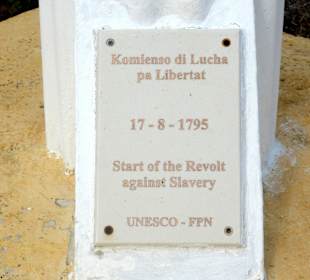 Gedenkstein für den größten Sklavenaufstand