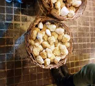 Steine mit Quarz drin