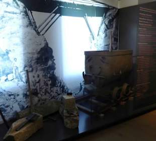 Eine alte Lore bei Ausstellung "Höchste Eisenbahn