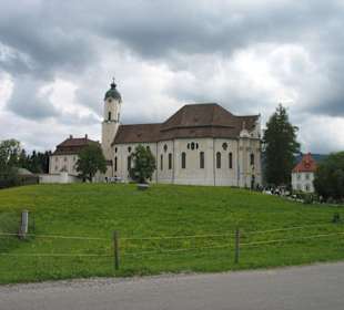 Ansicht auf die Wieskirche