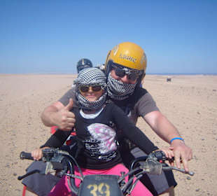 Quadfahren mit meine Tochter