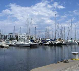Blick auf den Hafen von Port el Kantaoui