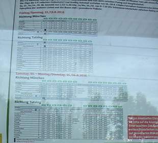 Zugausfälle als Hinweis