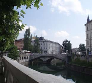 Stadt und Altstadt Ljubljana