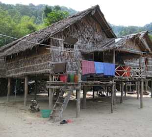 Kleines Fischerdorf bei den Surin-Islands - Thai