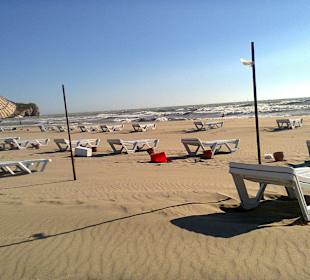 Strand bei leichtem Wind