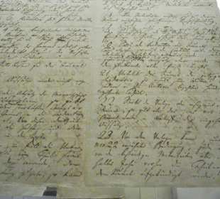 Handschrift von Schiller