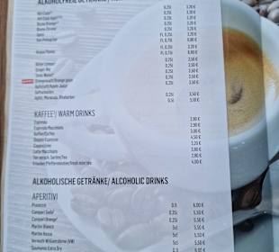 Speisekarte 
