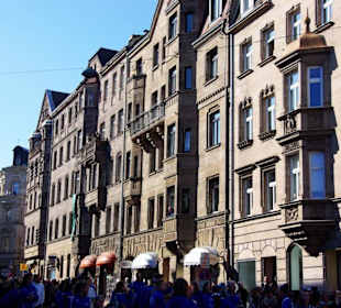 Häuserfront Stadt Fürth