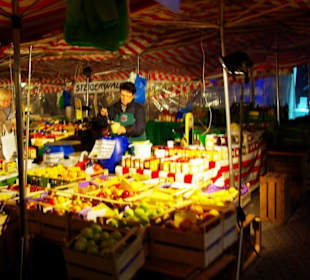 Der Markt wurde nach oben verlegt