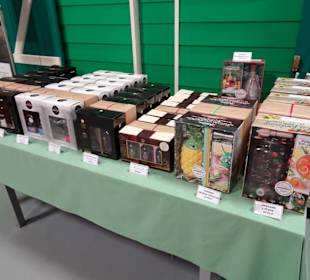 Verkaufsraum des Museums La Saga du Rhum