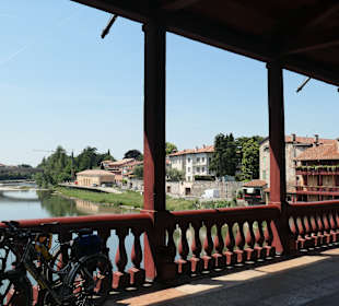 Blick von der Ponte degli Alpini
