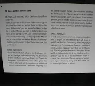 Hinweis über Münzen