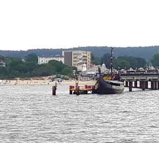 Seebrücke von der Ms Adler Vineta 