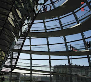 Kopuła Reichstagu- od wewnątrz