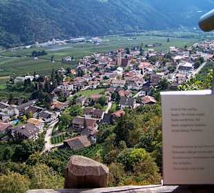 Partschins vom Waalweg aus