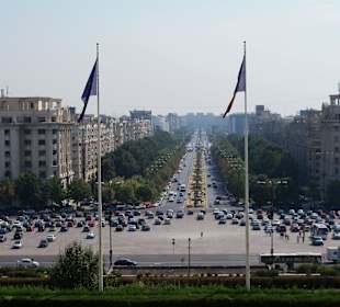 Auf dem Balkon des Parlaments.Ein grandioser Blick
