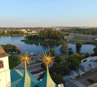 Над Ярославлем на закате