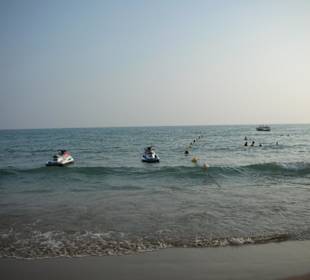 Dämmerung am Strand