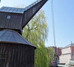 Der alte Kran an der Ilmenau