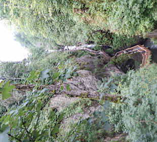 Wąwóz Sigmund-Thun widziany z góry