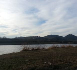 Wolkenfelder über Donauinsel