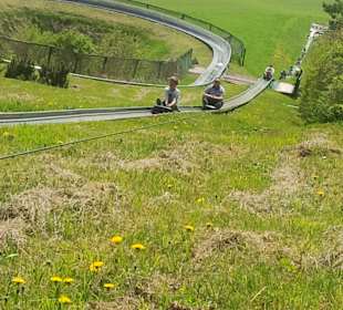 Automatsicher Rückziehmodus Sommerrodelbahn