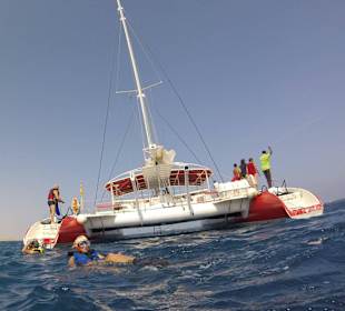 Die Rückansicht vom Wasser aus