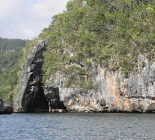 Naturpark Los Haitises - links Höhleneingang