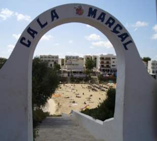 Zugang zur Cala Marcal