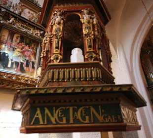 Kanzel aus dem Jahre 1579 