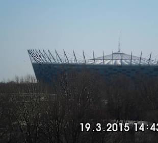 Narodowy widziany z Pragi.