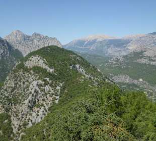 Aussicht über die Berge in Antalya