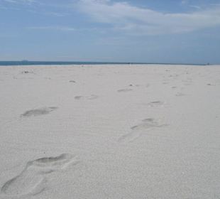 Fußspuren im Sand