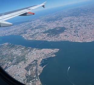 Nach dem Start Richtung Madeira