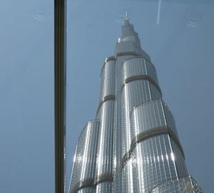 Die Spitzte des Burj Dubai