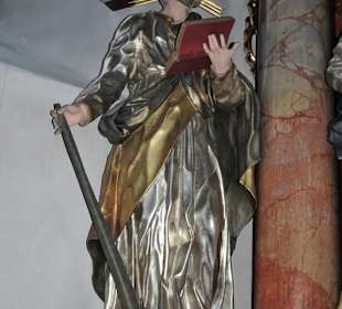 Skulpturen am Seitenaltar der Wallfahrtskirche