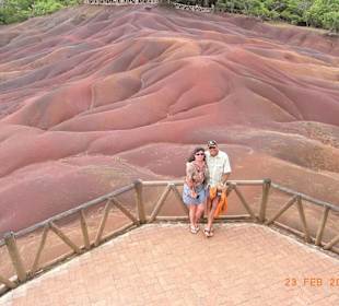 Sieben Farben Erde bei Chamarel