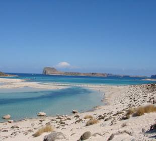 Blick auf die Insel Gramvousa