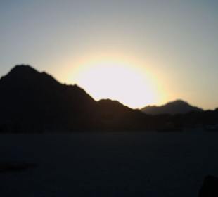 Sonnenuntergang in der Sahara