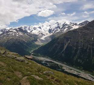 Blick Richtung Bernina-Pass