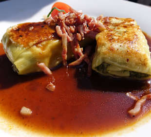 Maultaschen mit Speck