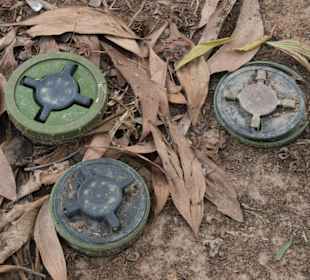 Ausstellungsstück Landmine