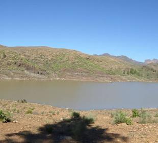 Panoramablick vom Stausee